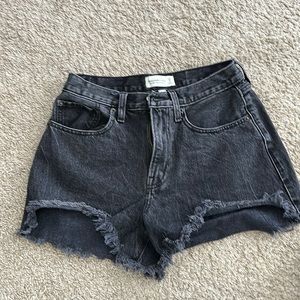 Abercrombie & Fitch Women’s Mid Rise Boyfriend Shorts
